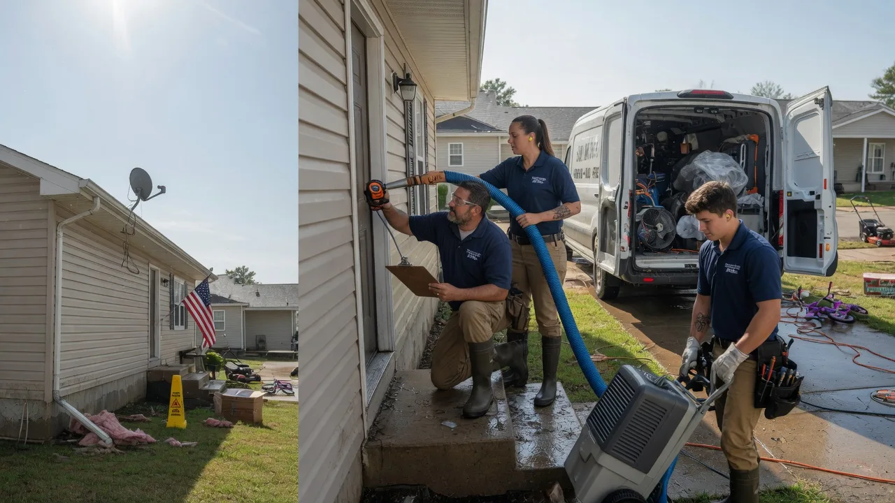Ceiling Water Damage Restoration in West Point, IA near me